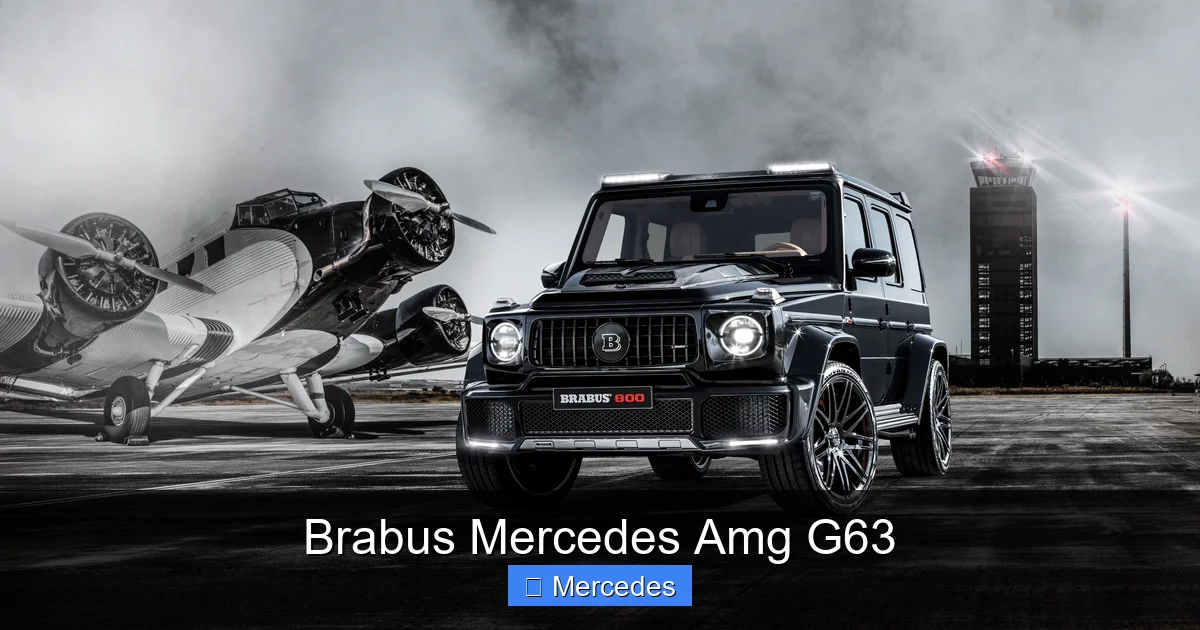 Brabus Mercedes Amg G63