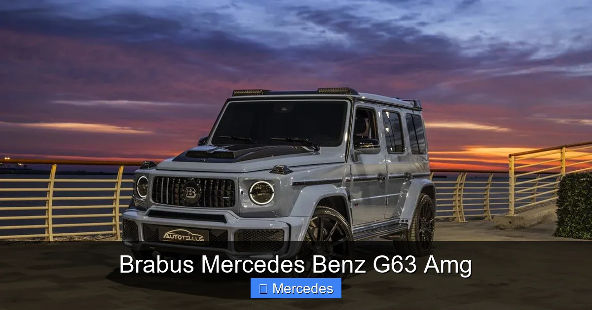 Brabus Mercedes Benz G63 Amg