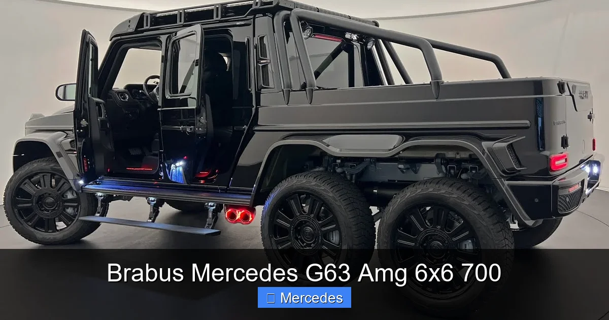 Brabus Mercedes G63 Amg 6x6 700