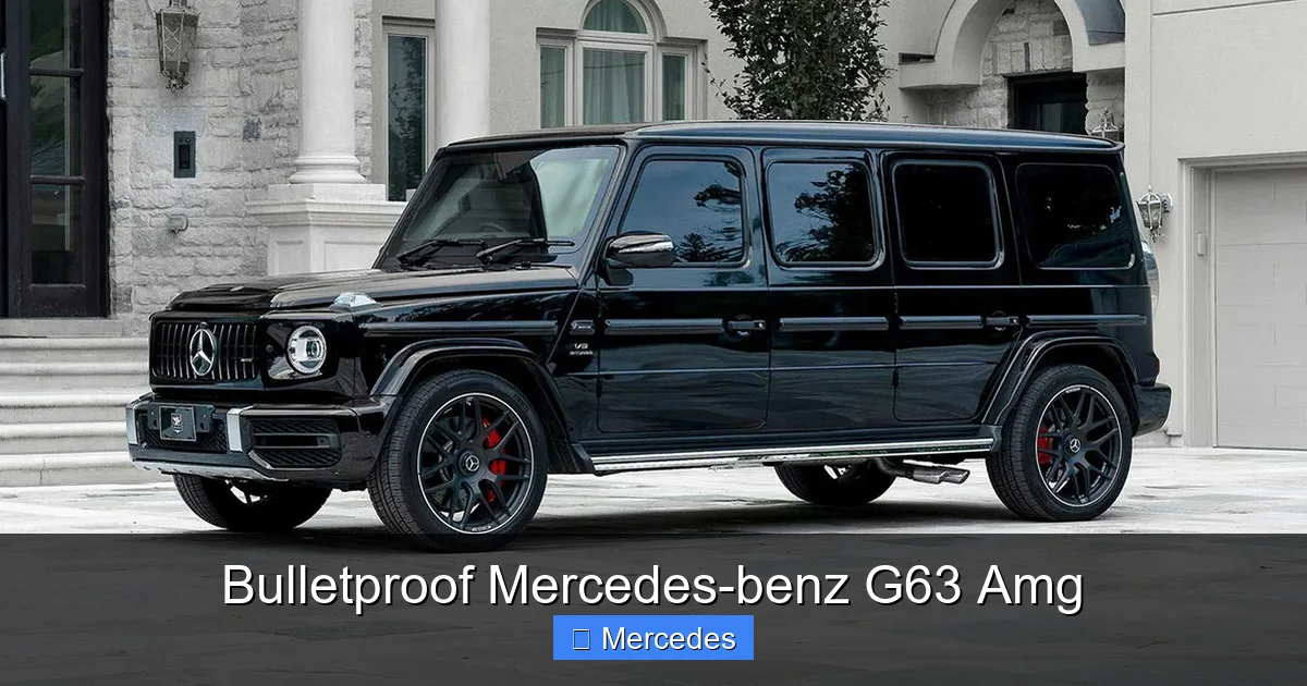 Bulletproof Mercedes-benz G63 Amg