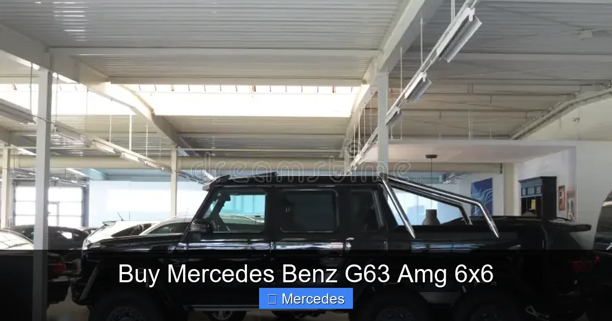 Buy Mercedes Benz G63 Amg 6x6