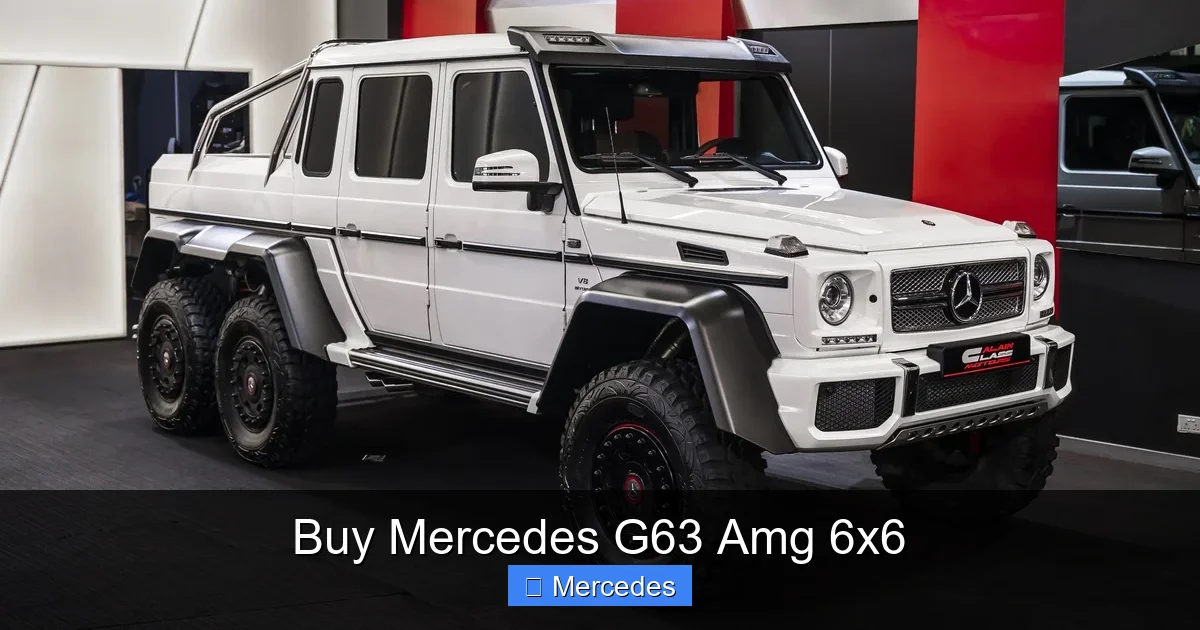 Buy Mercedes G63 Amg 6x6