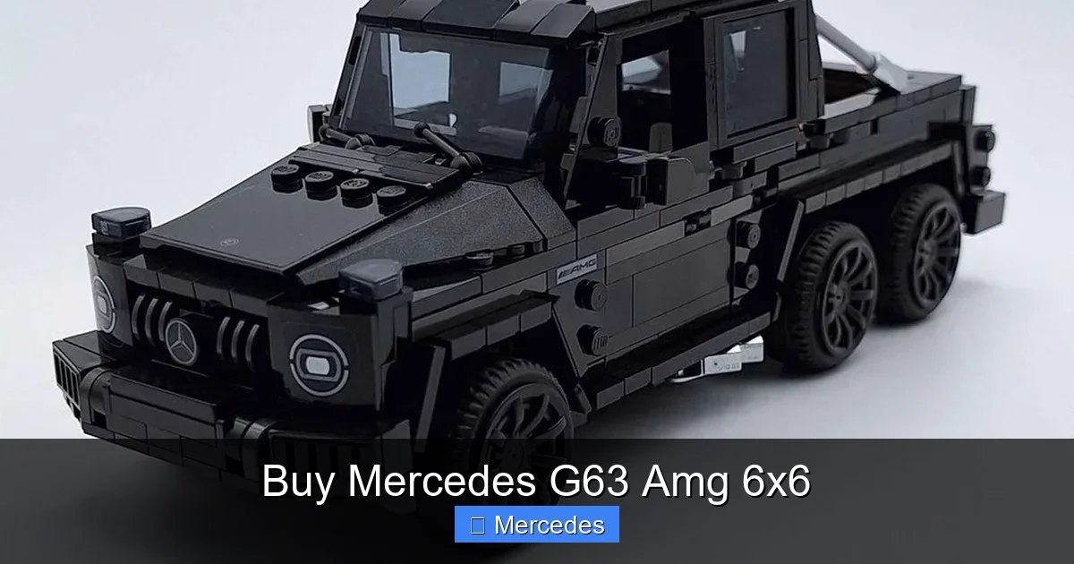 Buy Mercedes G63 Amg 6x6