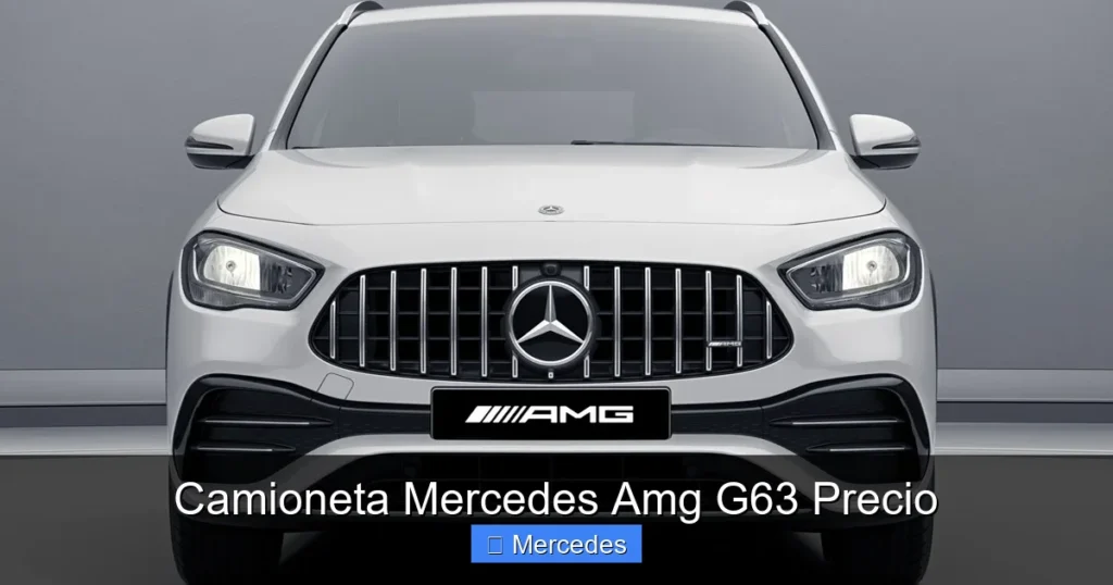 Camioneta Mercedes Amg G63 Precio