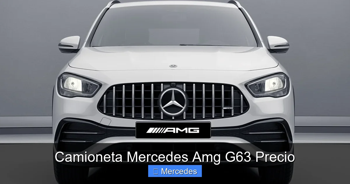 Camioneta Mercedes Amg G63 Precio