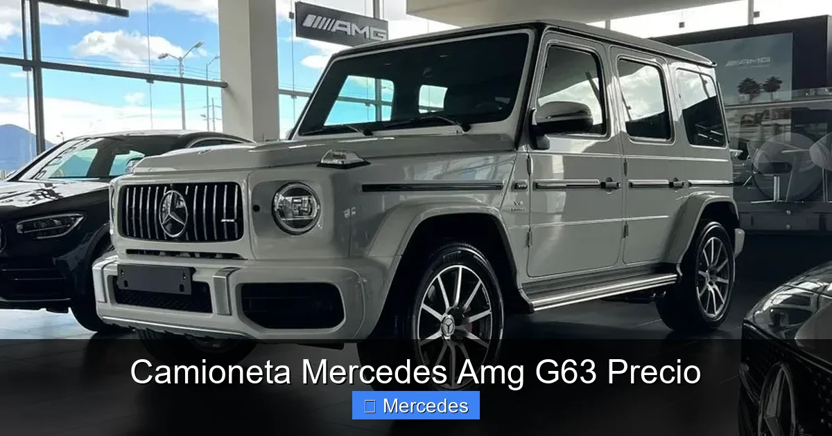Camioneta Mercedes Amg G63 Precio