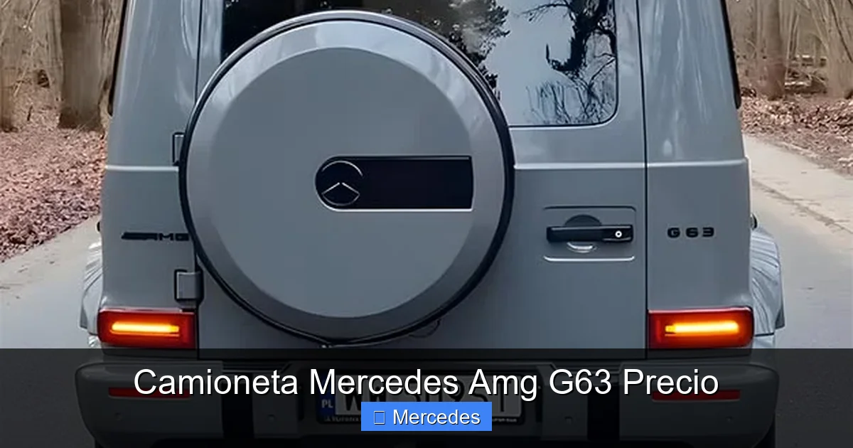 Camioneta Mercedes Amg G63 Precio