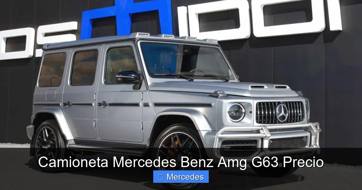 Camioneta Mercedes Benz Amg G63 Precio
