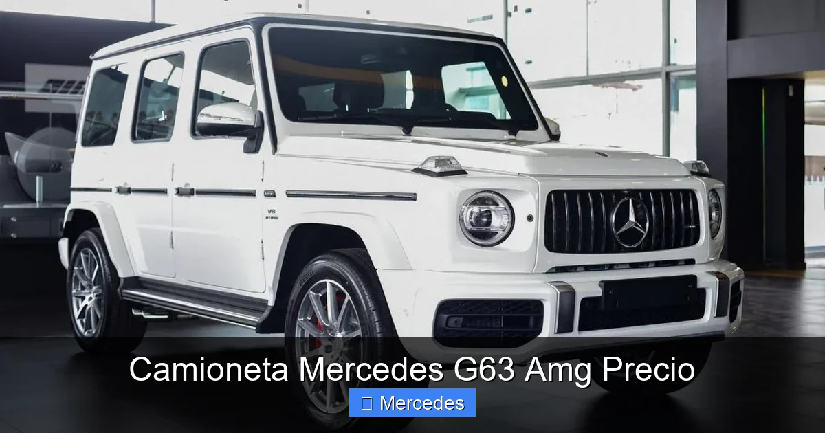 Camioneta Mercedes G63 Amg Precio