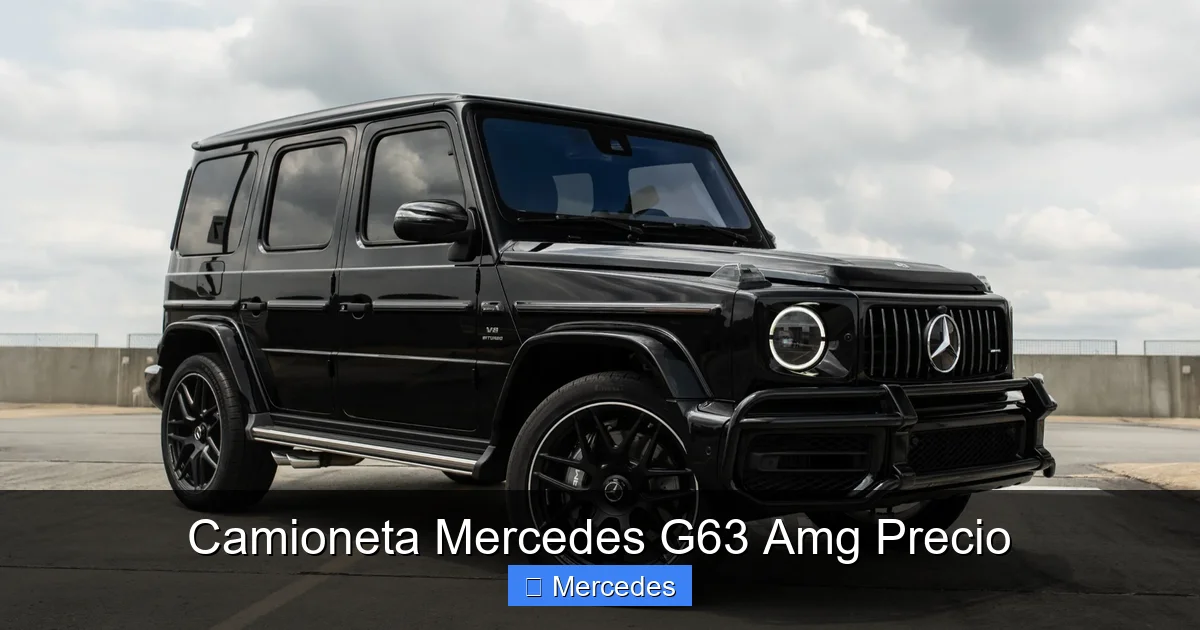 Camioneta Mercedes G63 Amg Precio