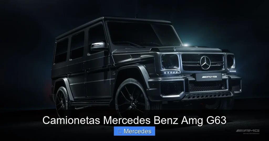 Camionetas Mercedes Benz Amg G63