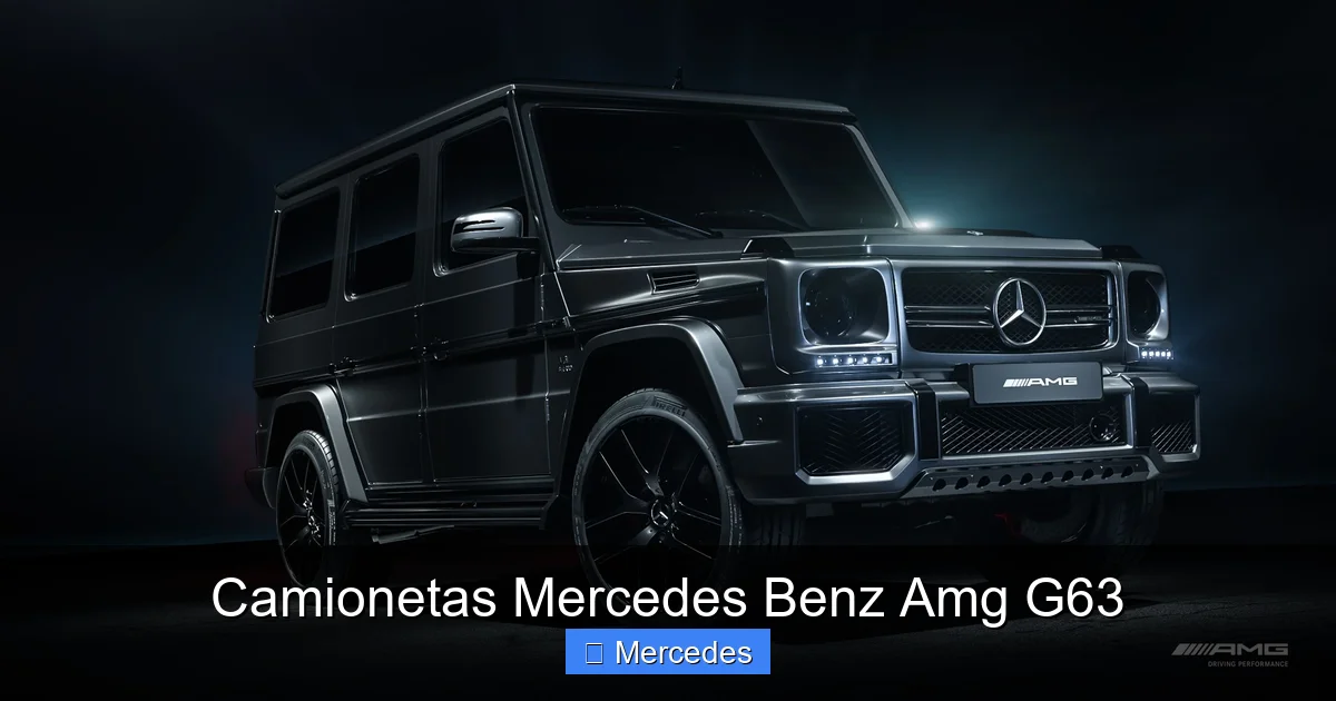 Camionetas Mercedes Benz Amg G63