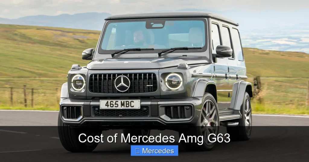 Cost of Mercedes Amg G63
