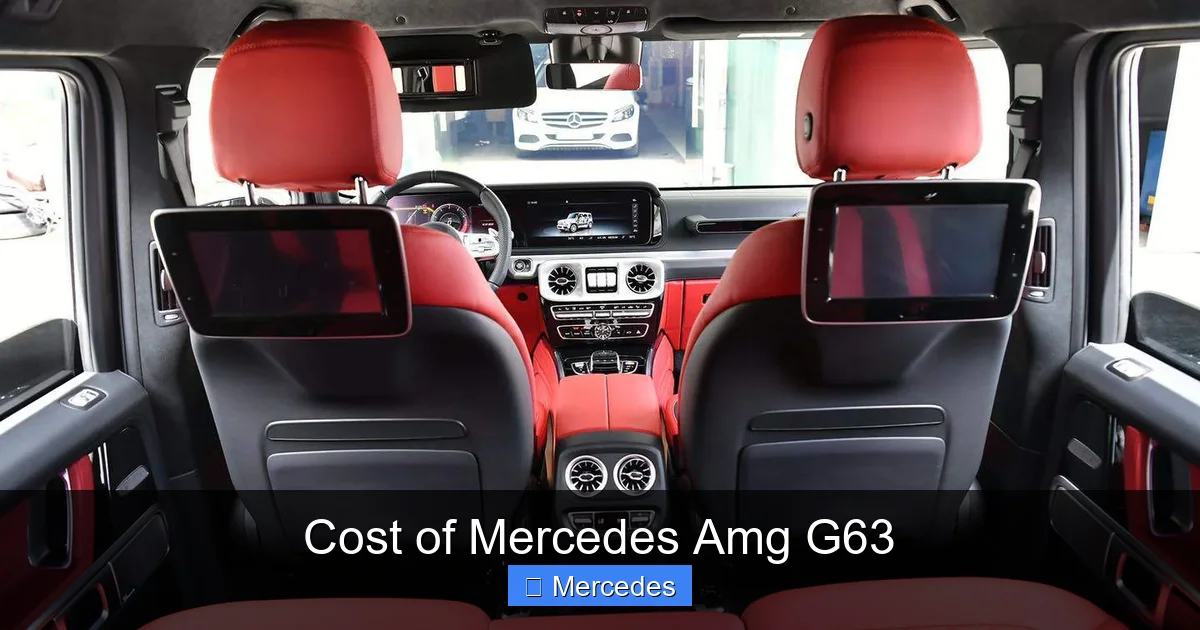 Cost of Mercedes Amg G63