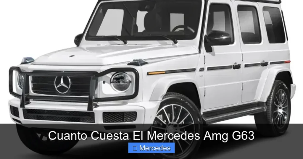 Cuanto Cuesta El Mercedes Amg G63