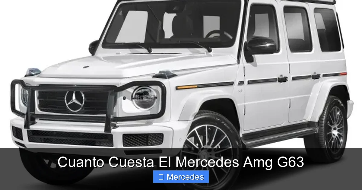 Cuanto Cuesta El Mercedes Amg G63