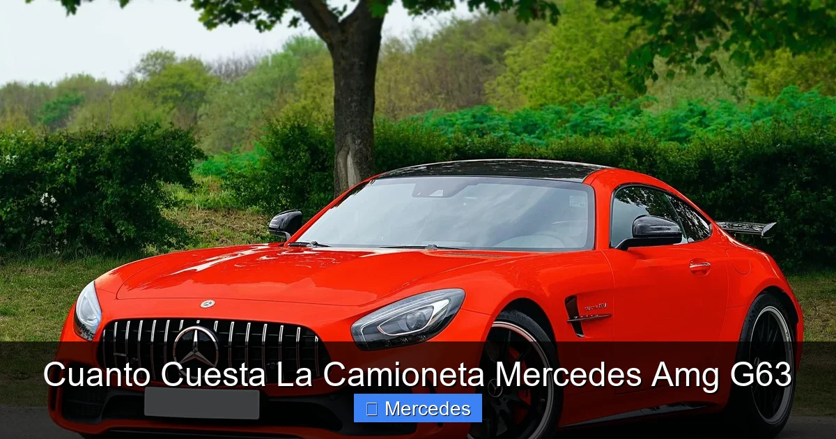 Cuanto Cuesta La Camioneta Mercedes Amg G63