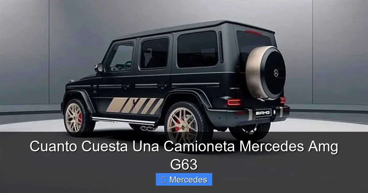 Cuanto Cuesta Una Camioneta Mercedes Amg G63