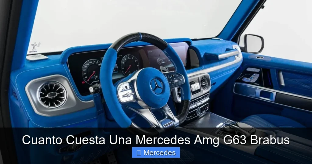 Cuanto Cuesta Una Mercedes Amg G63 Brabus