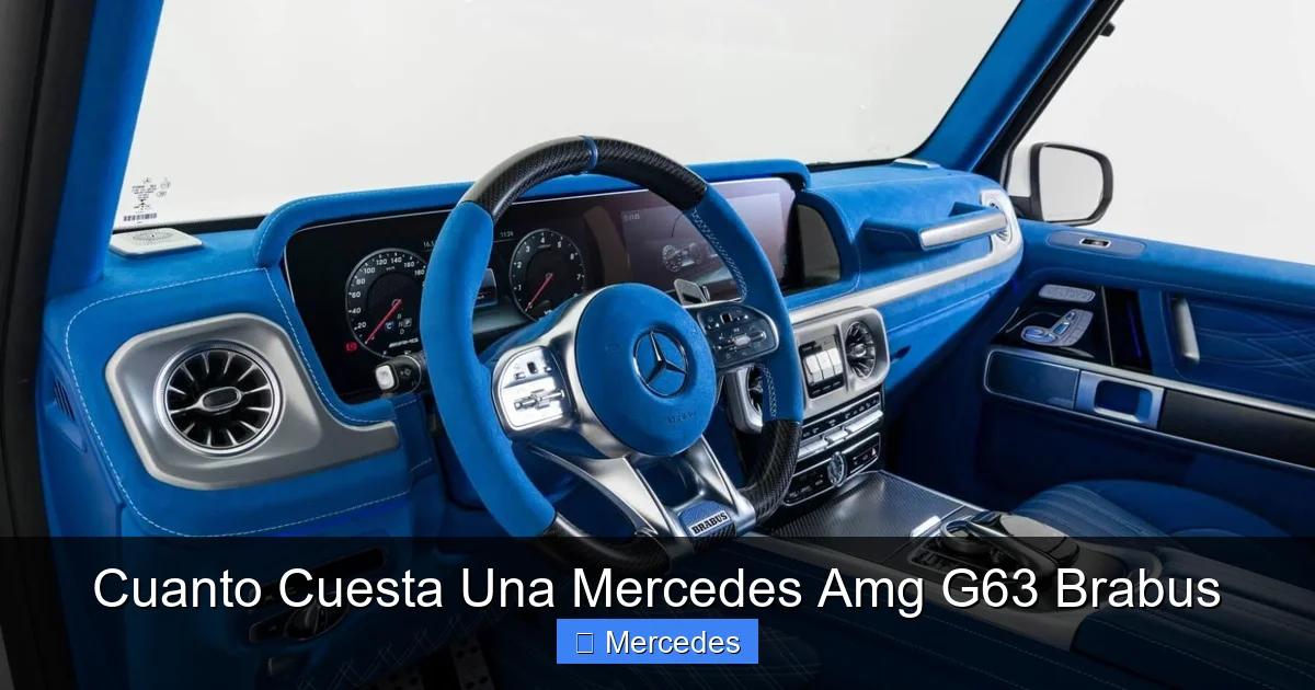 Cuanto Cuesta Una Mercedes Amg G63 Brabus