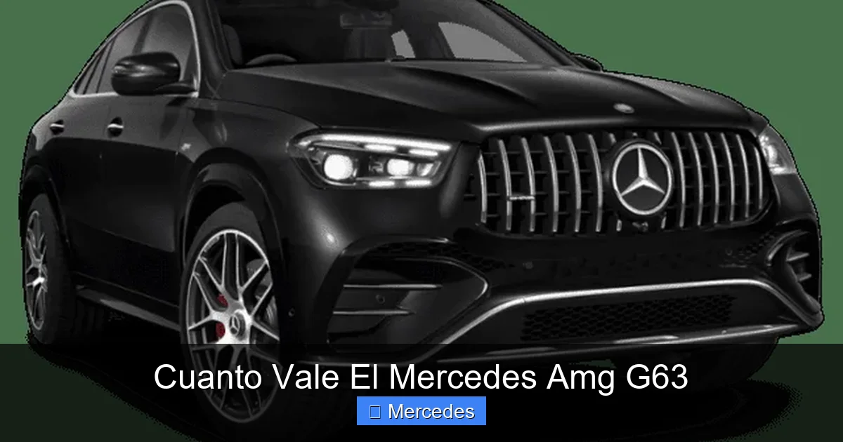 Cuanto Vale El Mercedes Amg G63