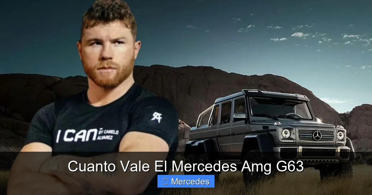 Cuanto Vale El Mercedes Amg G63