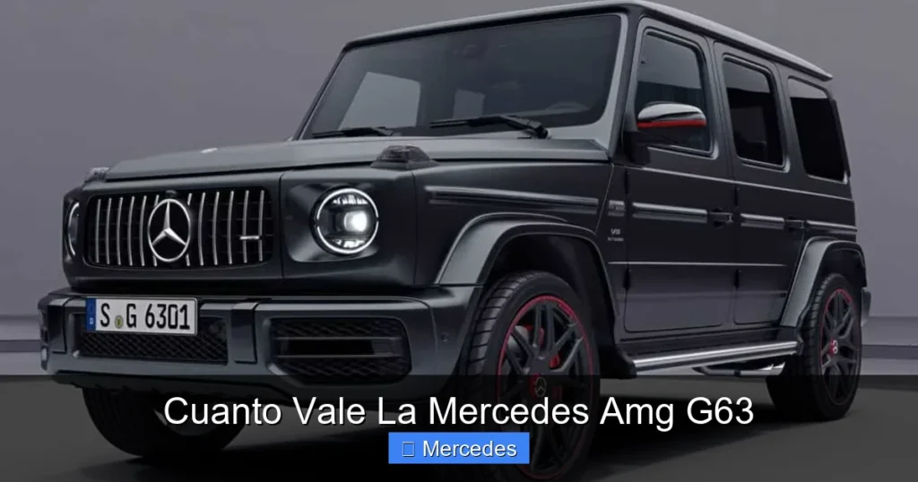 Cuanto Vale La Mercedes Amg G63