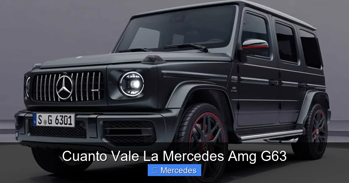 Cuanto Vale La Mercedes Amg G63