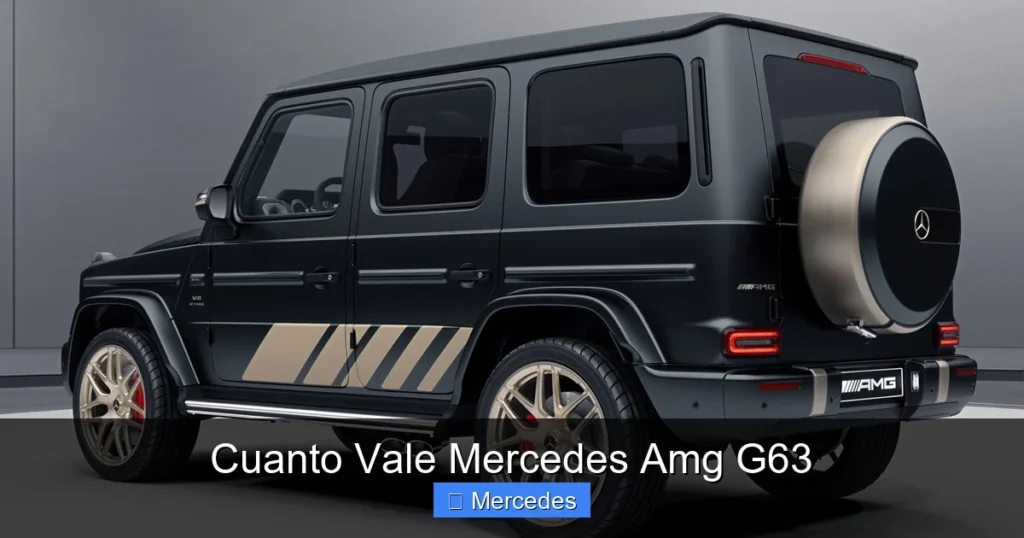 Cuanto Vale Mercedes Amg G63