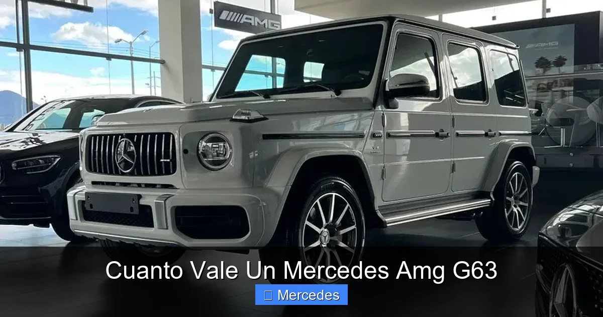Cuanto Vale Un Mercedes Amg G63