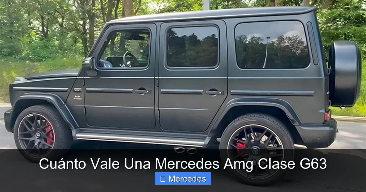 Cuánto Vale Una Mercedes Amg Clase G63