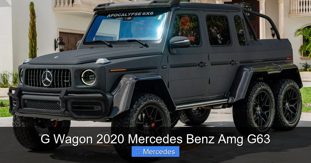 G Wagon 2020 Mercedes Benz Amg G63