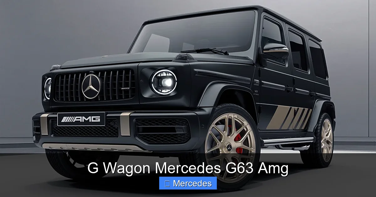 G Wagon Mercedes G63 Amg