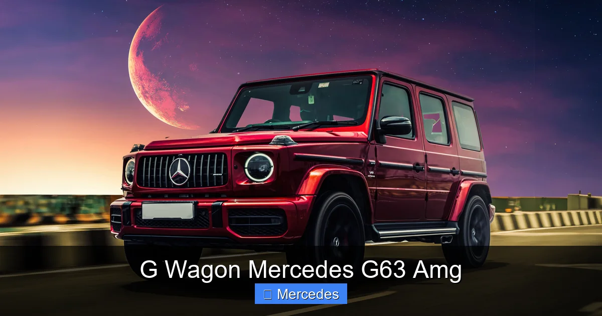 G Wagon Mercedes G63 Amg