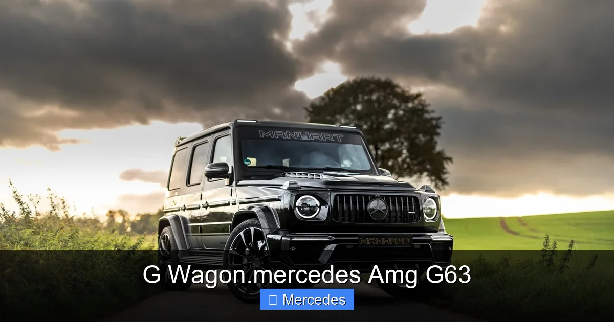 G Wagon.mercedes Amg G63