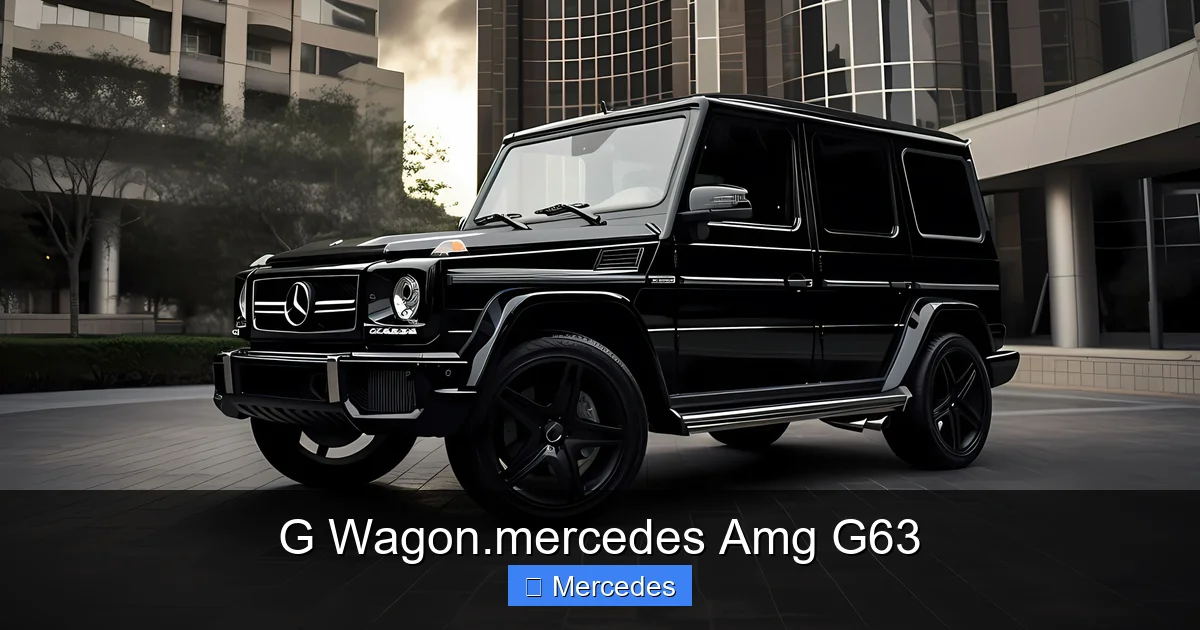 G Wagon.mercedes Amg G63