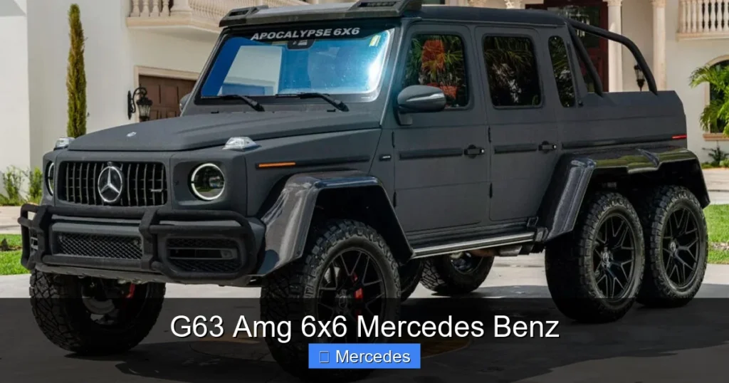 G63 Amg 6x6 Mercedes Benz