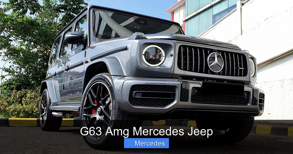G63 Amg Mercedes Jeep