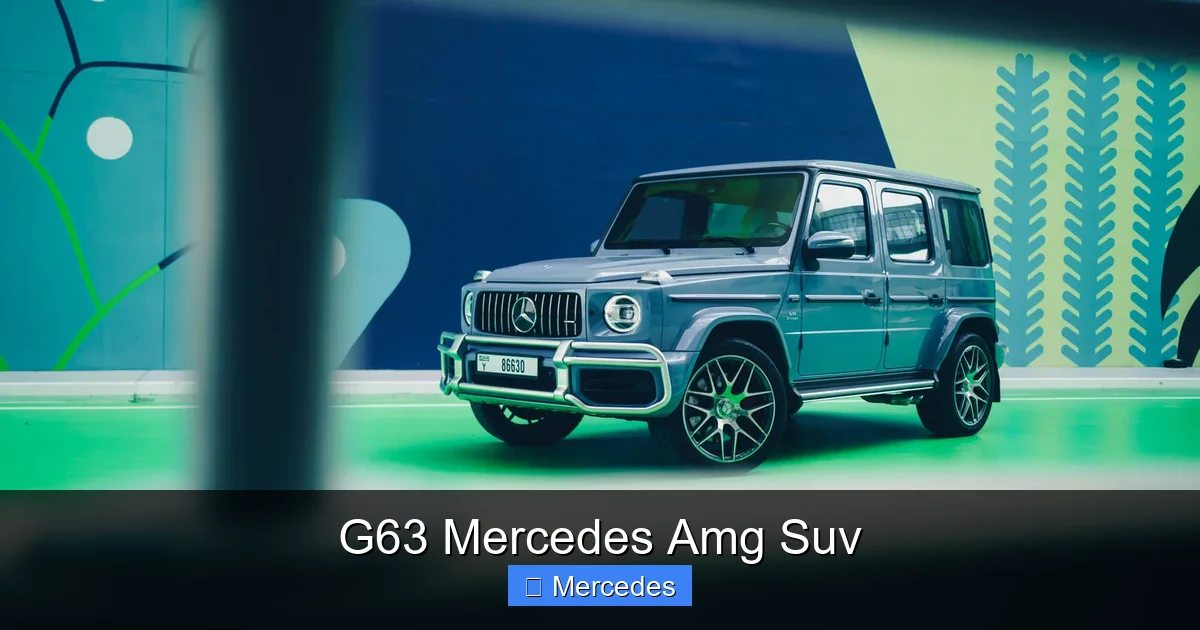 G63 Mercedes Amg Suv