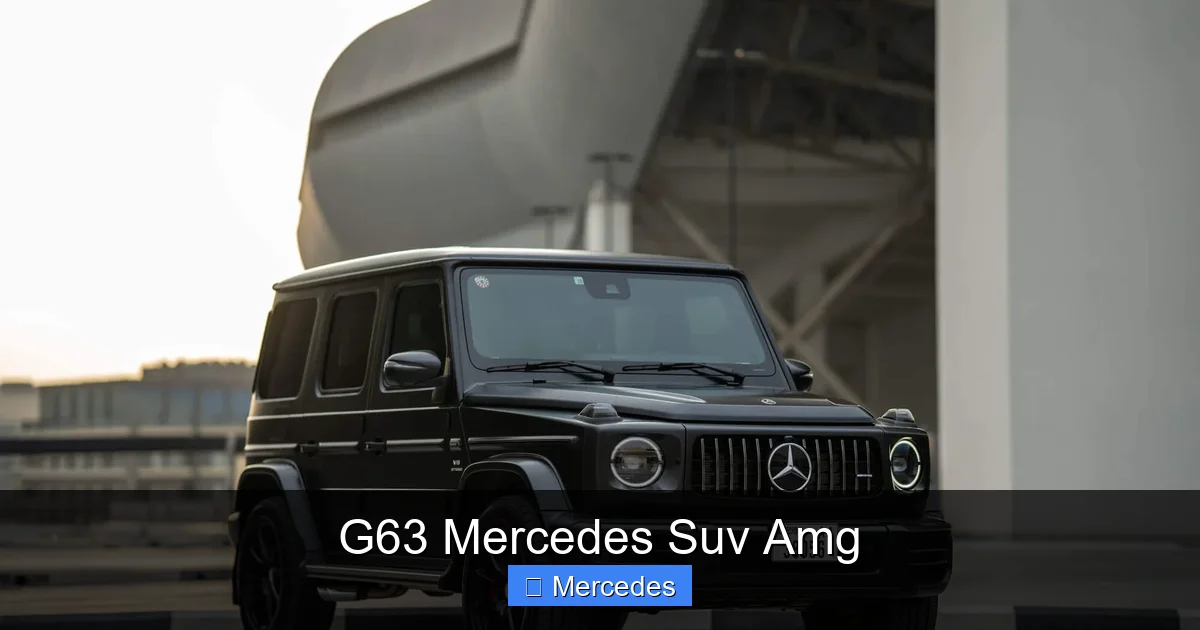 G63 Mercedes Suv Amg