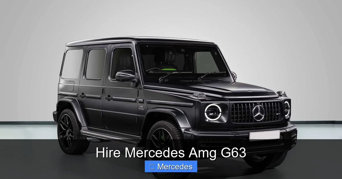 Hire Mercedes Amg G63
