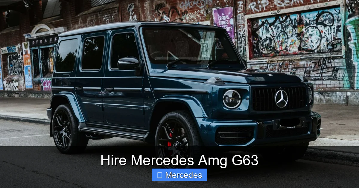 Hire Mercedes Amg G63