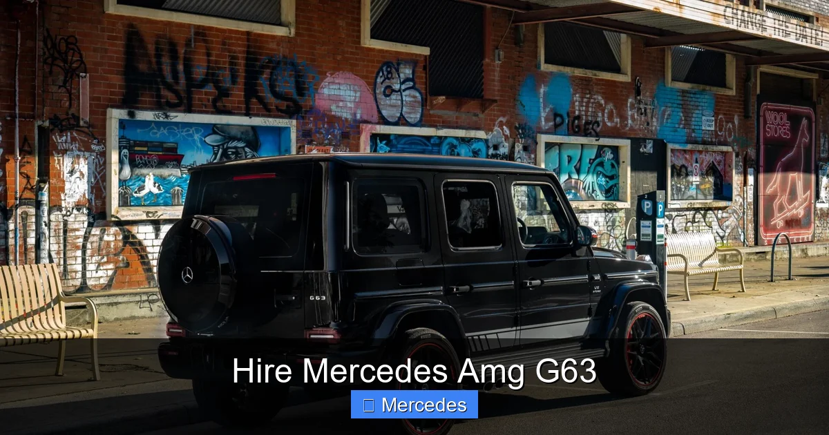 Hire Mercedes Amg G63