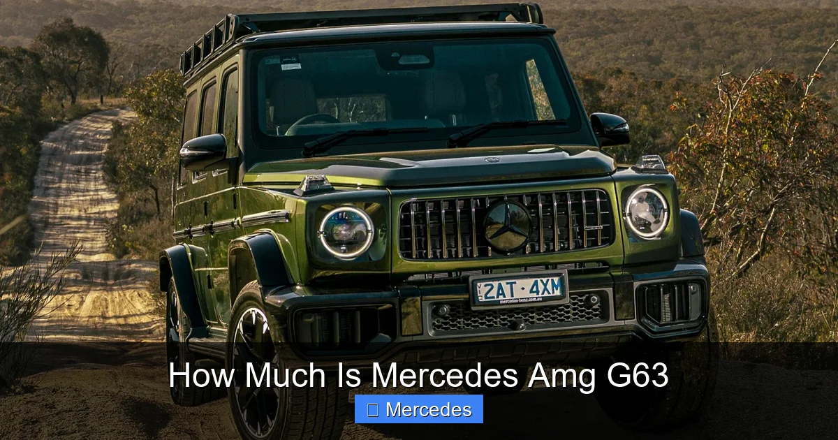 How Much Is Mercedes Amg G63