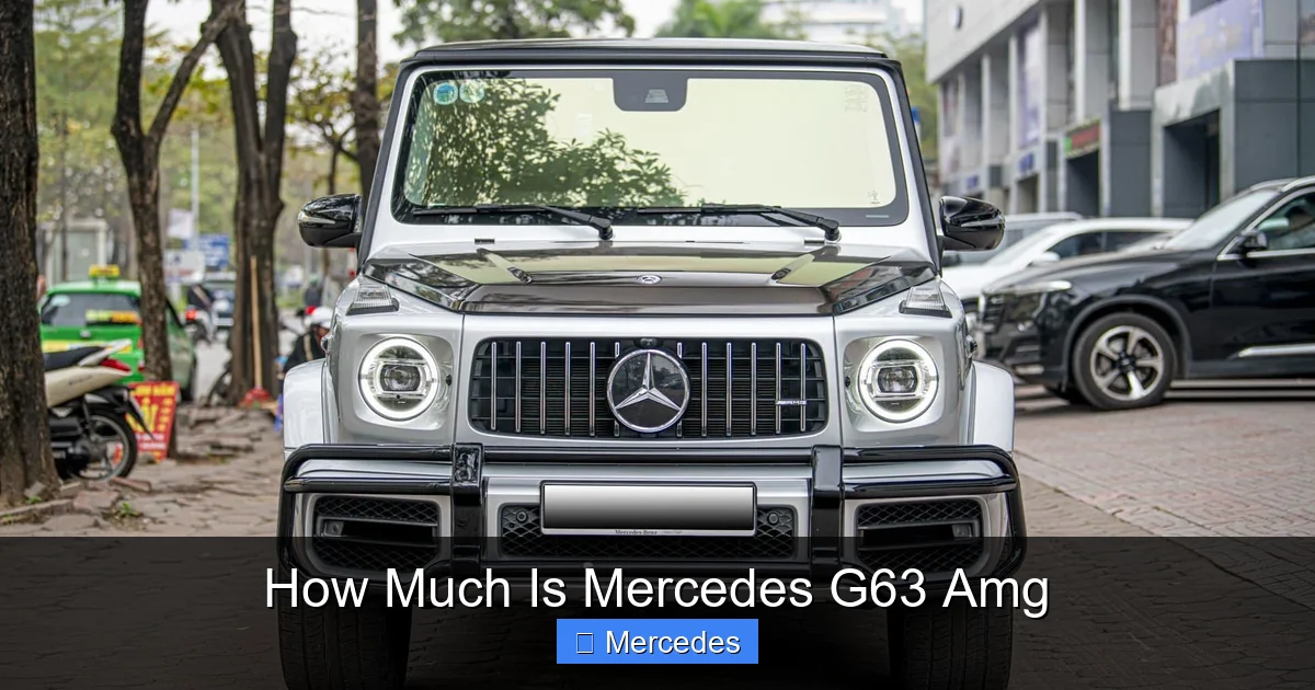 How Much Is Mercedes G63 Amg