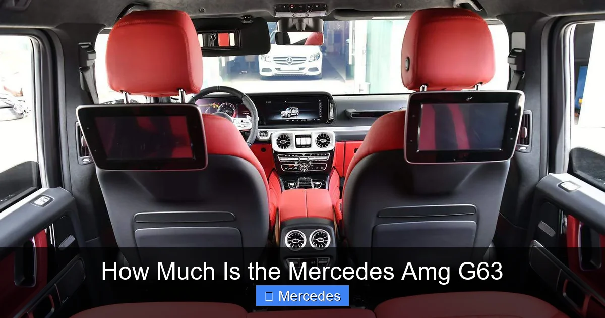 How Much Is the Mercedes Amg G63