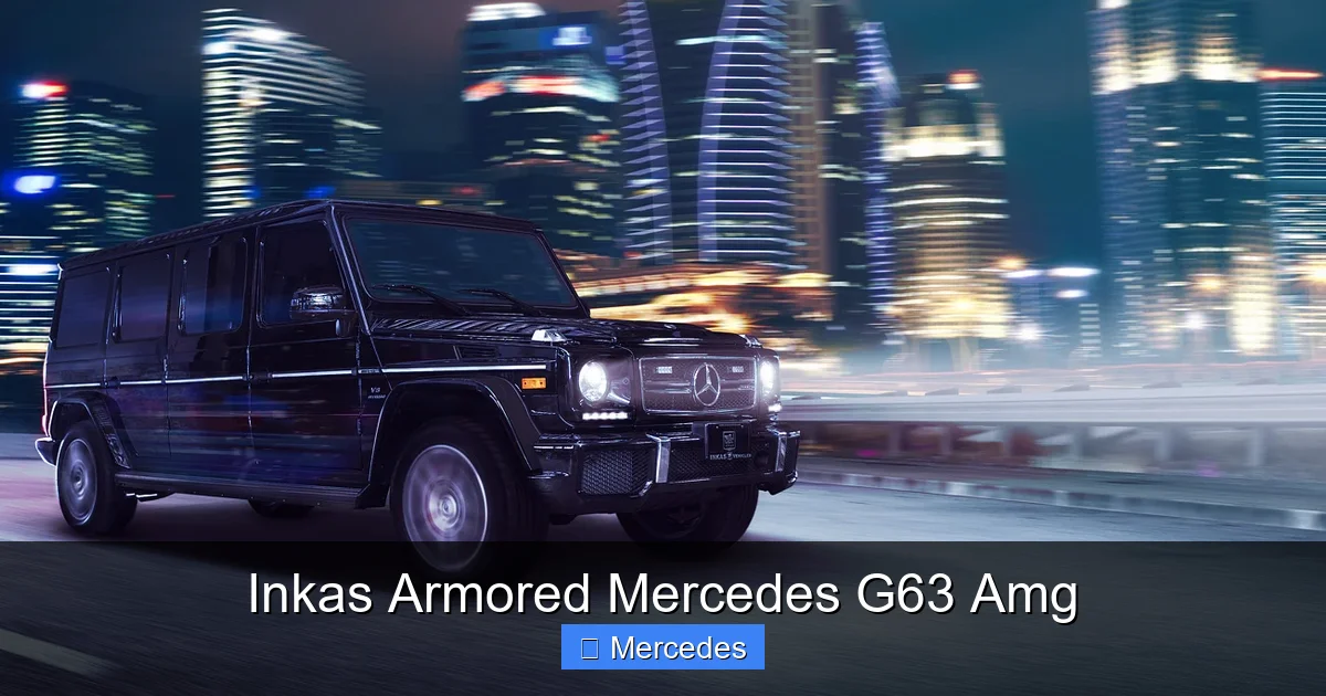 Inkas Armored Mercedes G63 Amg