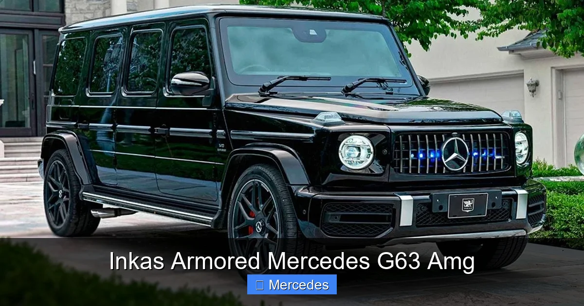 Inkas Armored Mercedes G63 Amg
