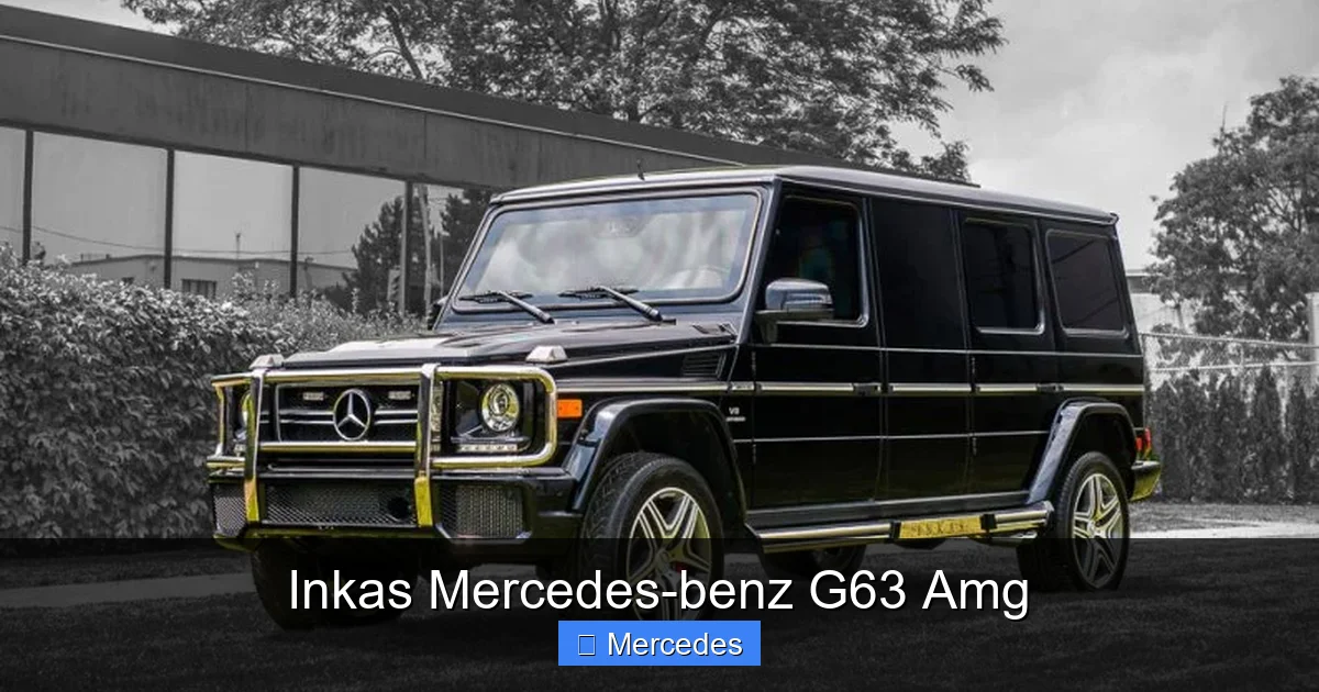Inkas Mercedes-benz G63 Amg