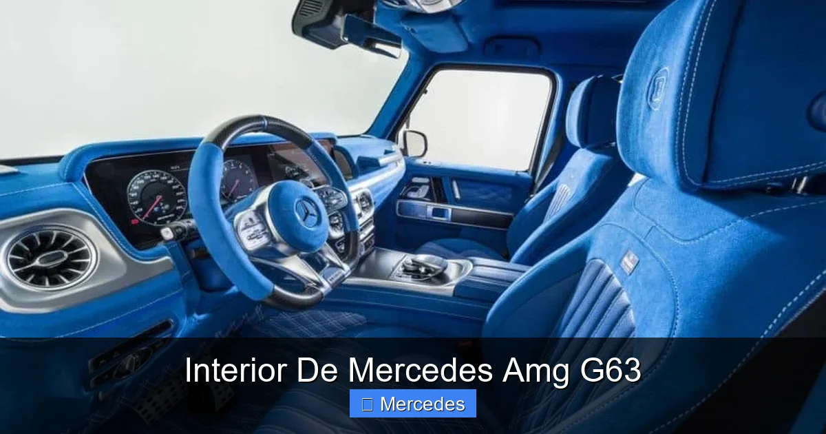 Interior De Mercedes Amg G63